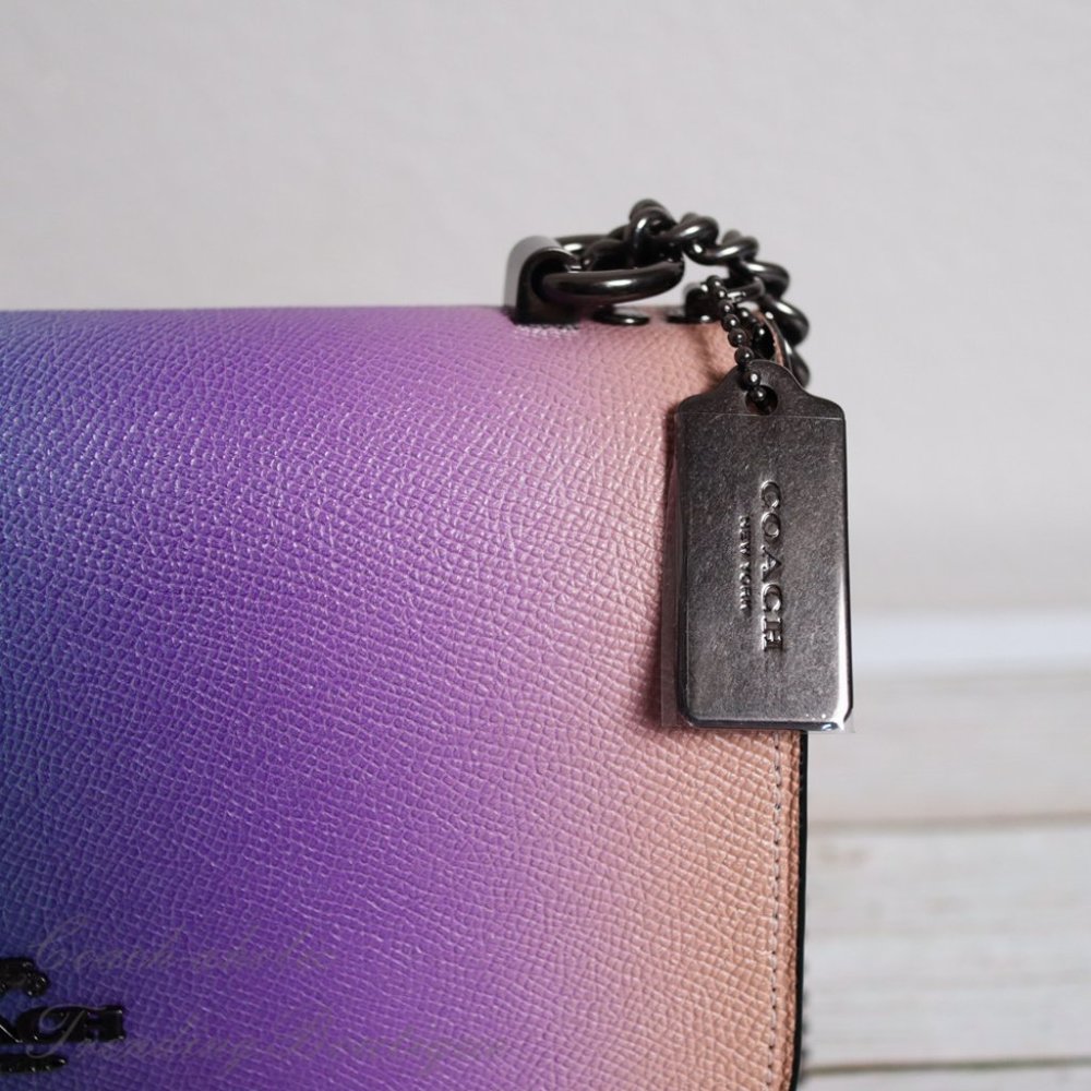 NWT Coach Klare Crossbody Bag Rainbow Ombre *RARE* - Picture 4 of 14